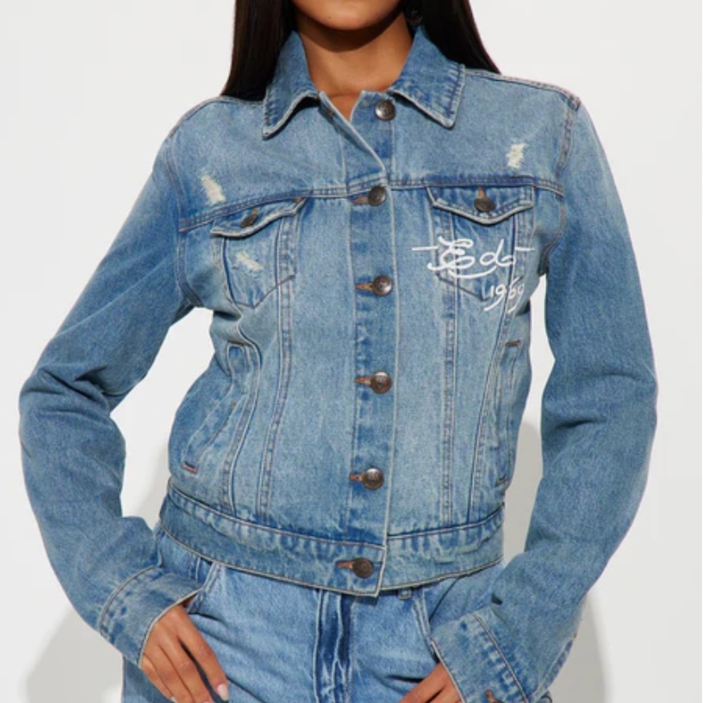 Ed Hardy Y2K Screaming Tiger Denim Jacket – Embroidered “Love Kills Slowly” L - Picture 3 of 12